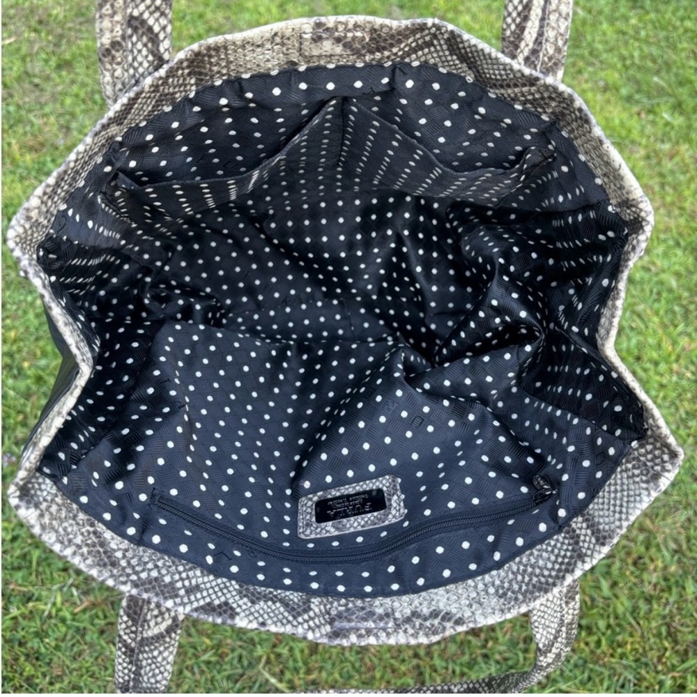 Furla Black and Snakeskin Tote Bag - Picture 5 of 15